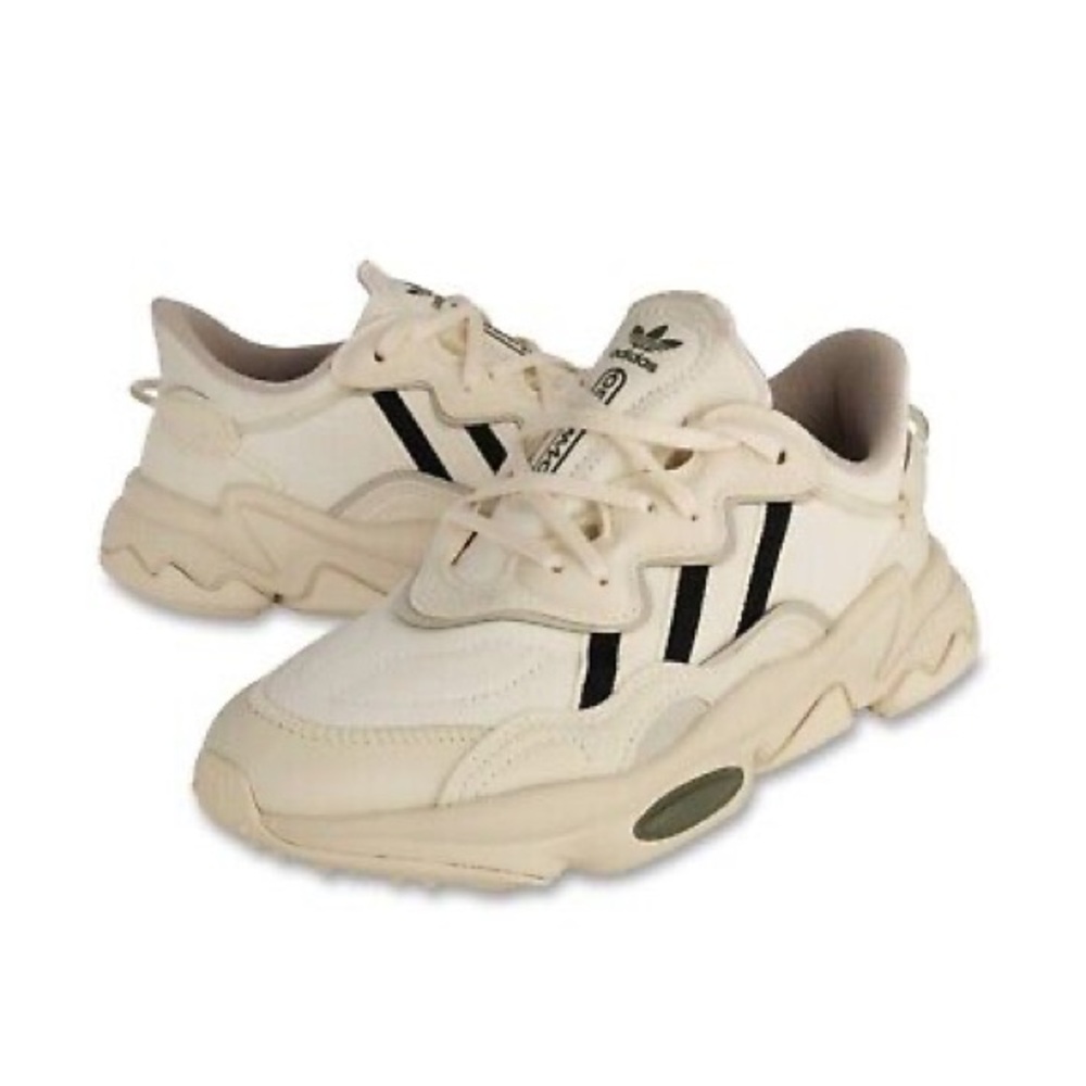 OZWEEGO 'CREAM WHITE/CORE BLACK/FOCUS OLIVE' UK 6.5 FR 40 US MEN 7/US WOMEN 8